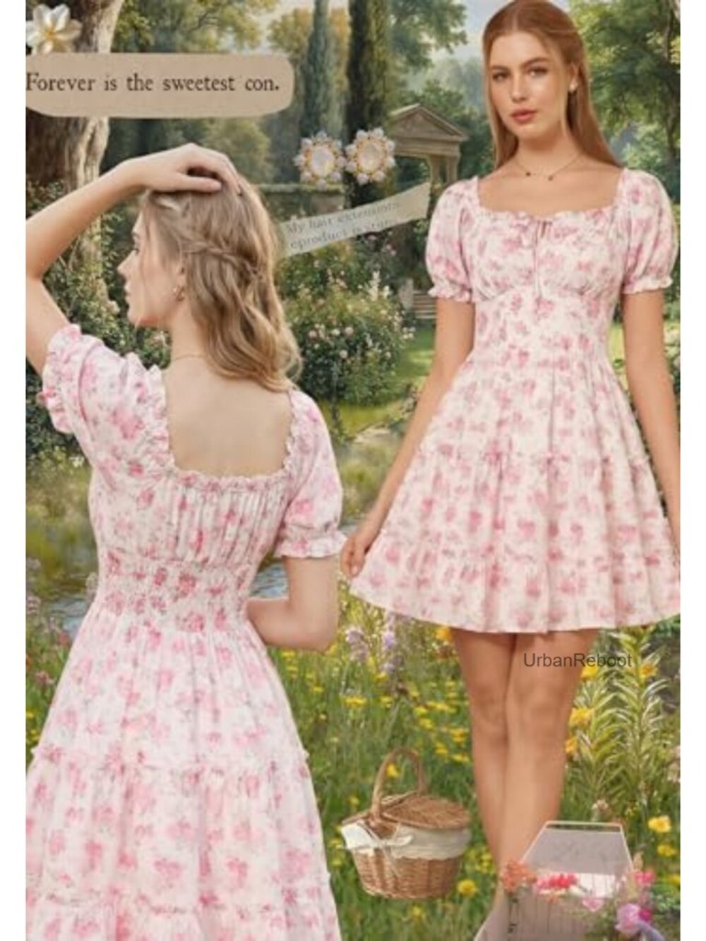 Corset Mini Dress Off Shoulder Sundress with Pockets Graduation - Picture 3 of 6